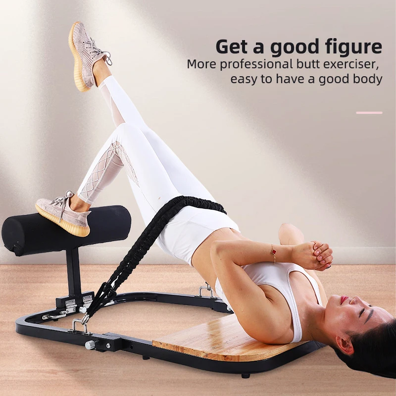 Hip Bridge Machine Indoor Home Beauty Skinny Peach Hip Muscle Training Equipment Push Hip Lift Girl Squat Instrument