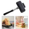 Grilled Cheese Maker Double Sided Frying Pan for Tortillas Muffins Hot Dogs 4