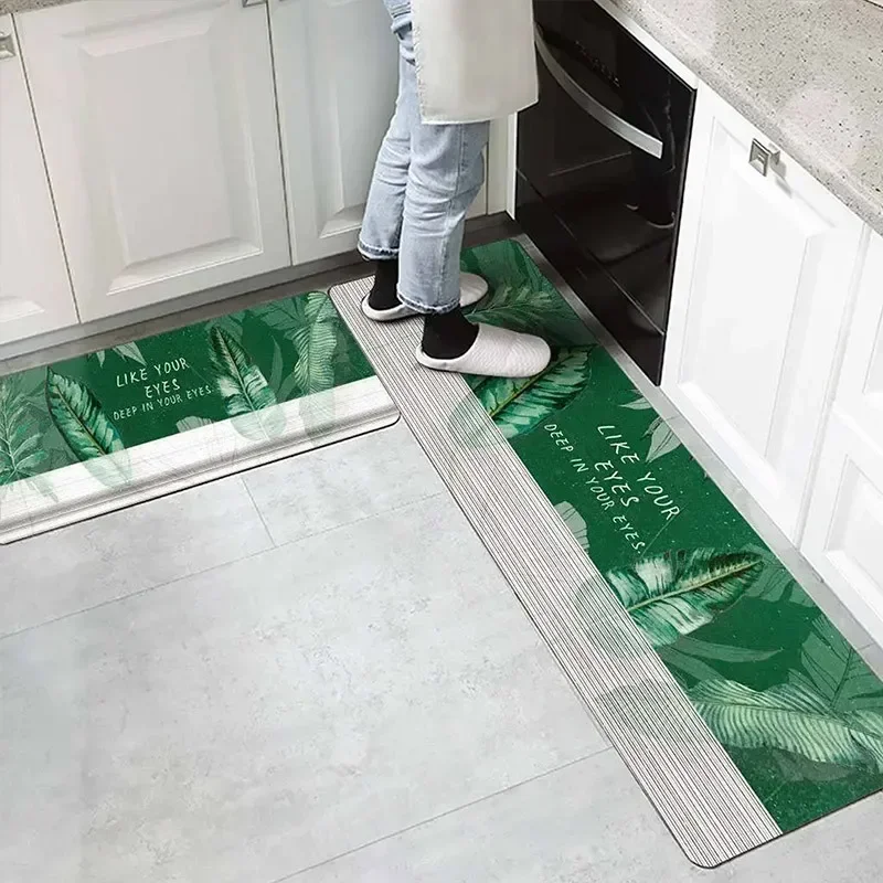 thumbnail image 1 of Alfombra de cocina duradera para la entrada del hogar, alfombrillas de cocina de alta gama para el suelo, impermeables, para el hogar, lavables, antideslizantes, alfombras grandes, 1 of 5