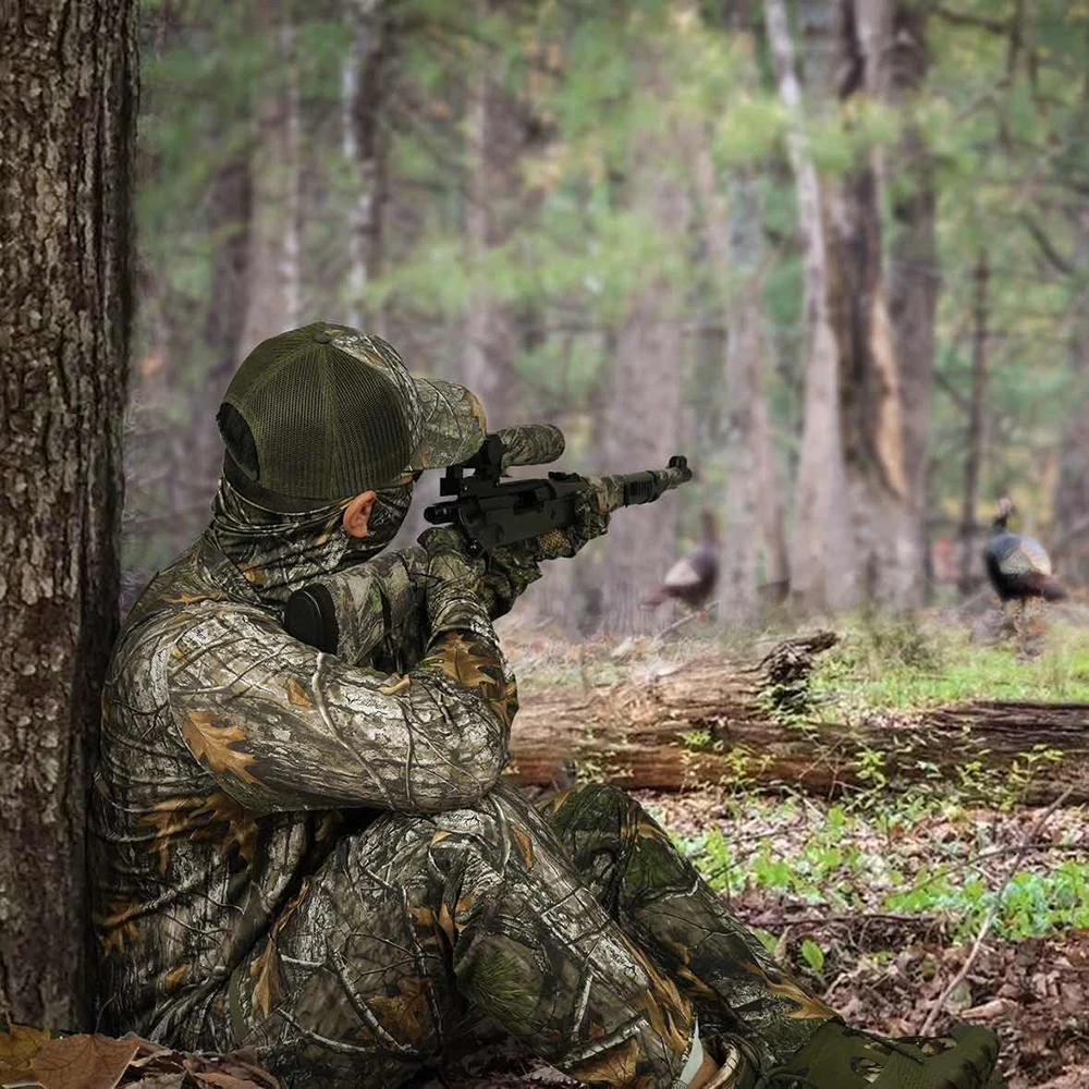 Hunting Ghillie Gloves 3D Camo Bionic Leafy Gloves for Jungle Wildlife Photography Fishing Hunting Non-slip Bionic