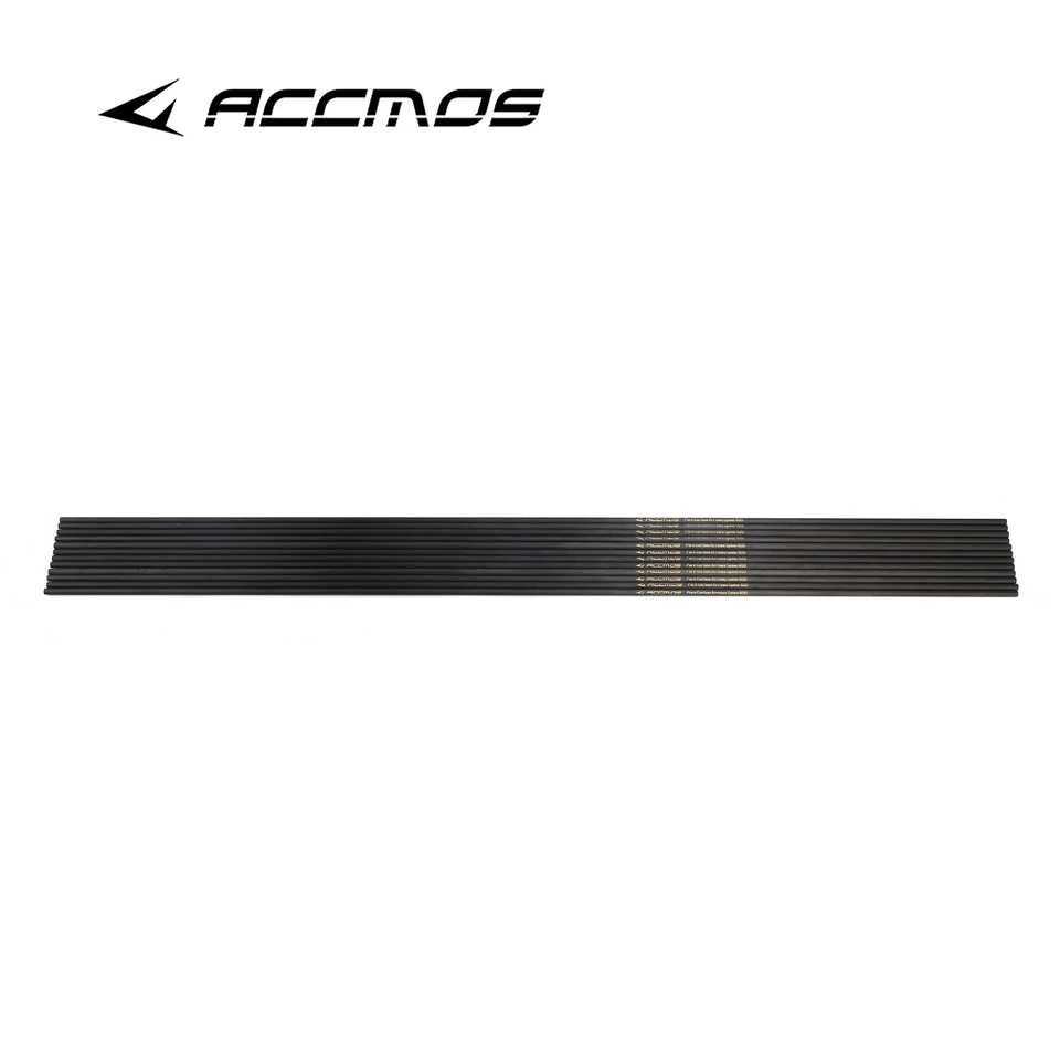 12/24pc flèche arbre pur carbone ID 4.2mm colonne vertébrale 300/400/500/600/700/800/1000/1300/1500 tir à l'arc pour tir de chasse à l' arc  18