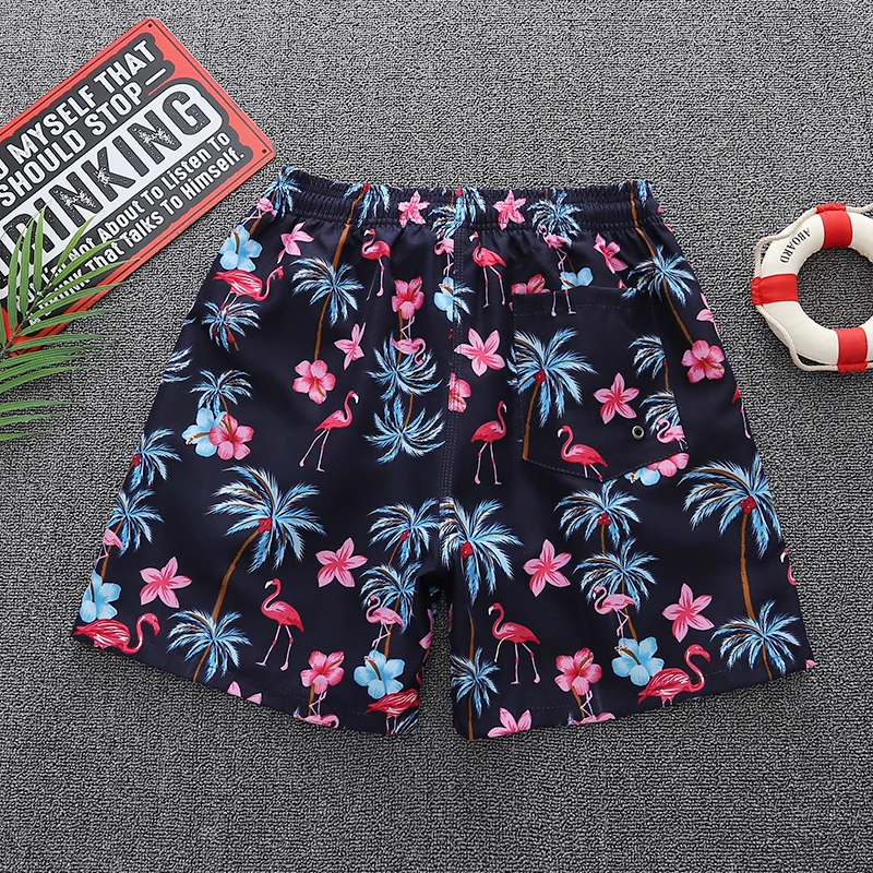 Stylish men Beach Pants party fashion Men's Beach Swimming Pants Running Shorts gentleman With breathable mesh lining 2