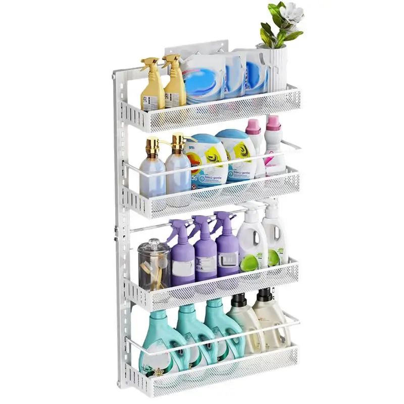 

Органайзер для хранения специй в холодильнике, без гвоздей, держатель для специй, Многофункциональная Корзина органайзер для хранения на кухне и организация банок