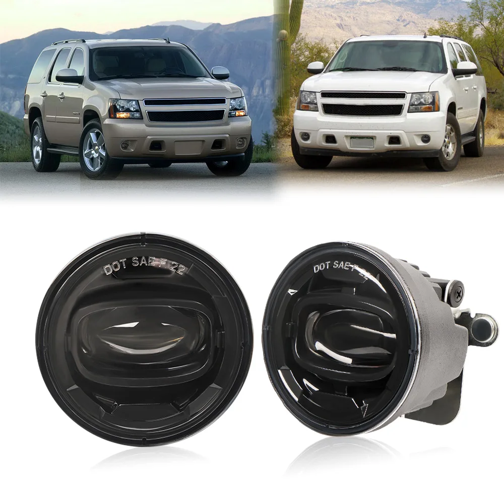 

2PCS For Chevy Tahoe and Suburban Z71 1500 2001-2006 Front Bumper Led Fog/Driving Lights Car Accessories Signal Lamp