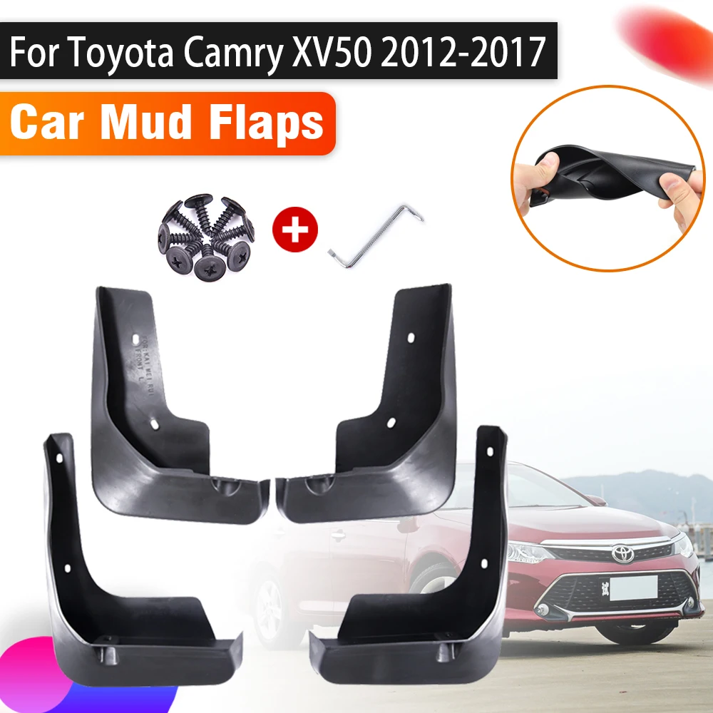 

Anti-splash Car Mudguards For Toyota Camry XV50 4X Fenders 2012~2017 Auto Splash Guard Front Rear 4PCS Mud Flaps Car Accessories