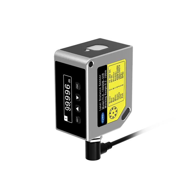 

FUWEI FLR-10000N-UIR IP67 OLED Digital CMOS Industrial Distance Rapid Measurement Laser Displacement Sensor