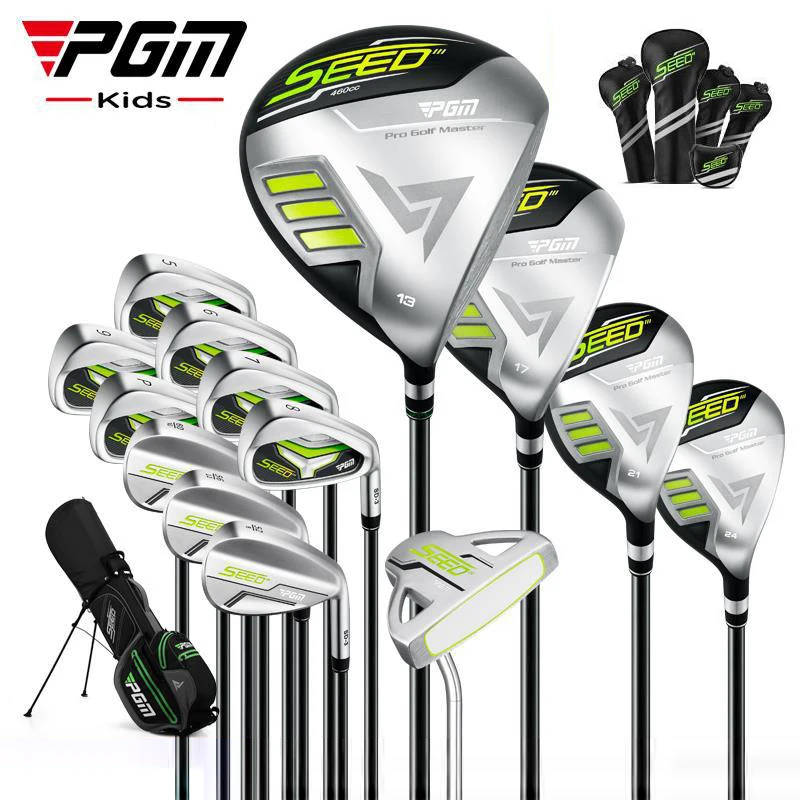 

PGM Golf Kids Professional Tournament Set High Rebound Low Center of Gravity Junior Golf Clubs 6 Height Options JRTG013