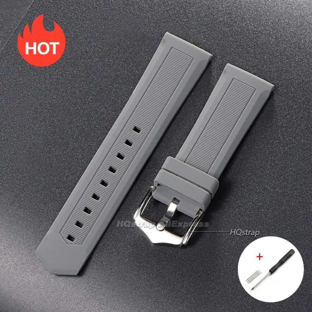 Universal Sport Silicone Watch Strap | Soft Waterproof Wristband Accessories