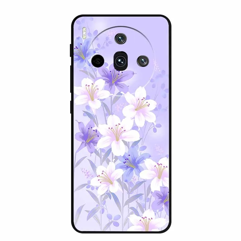 Sleek Black Silicone Fashion Phone Case – 6.78 Soft Back Cover