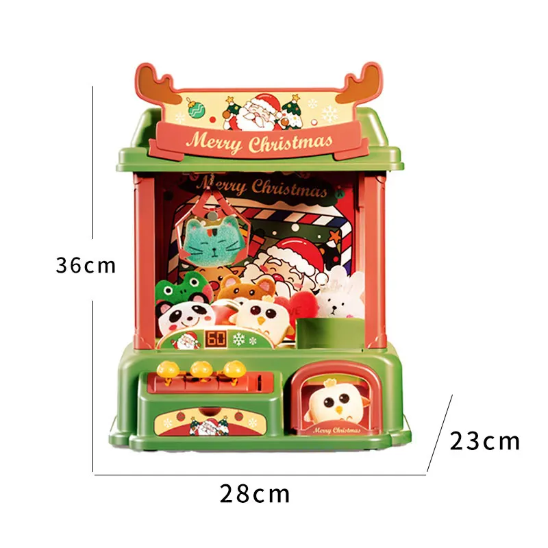 Kids Claw Machine, Mini Candy Vending Grabber, Prize Dispenser Toys for Girls and Boys, Electronic Claw Game Machine for Party 6