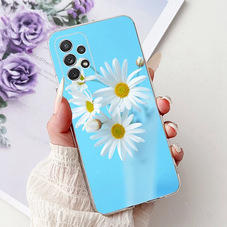 Luxury Floral Painted Soft Slim Phone Case - Elegant Design