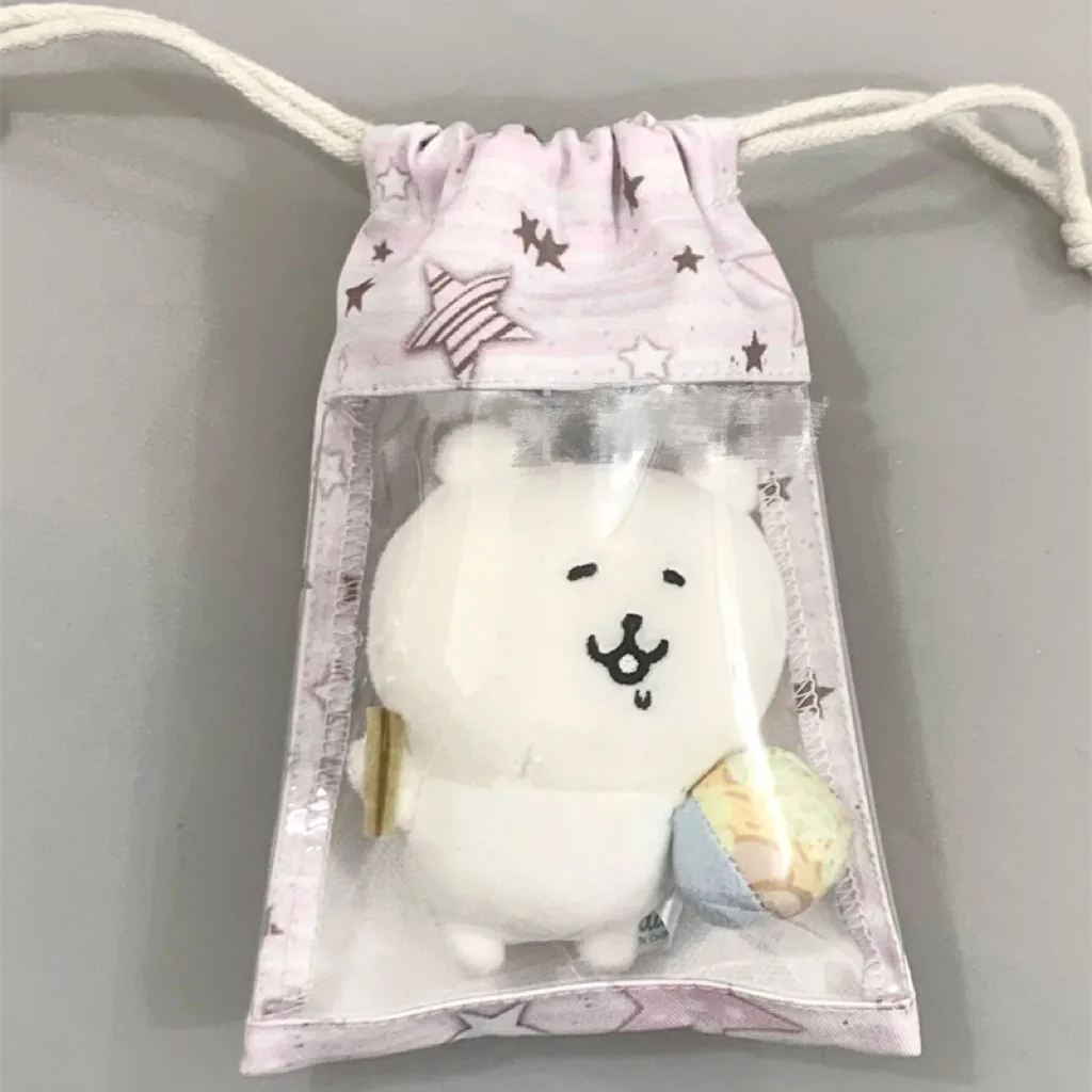 Pink drawstring pocket (excluding accessories)