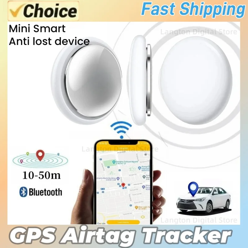 New GPS Airtage Bluetooth GPS Tag Base on Apple Find My app Anti-lose Tracker Sound Locate Message Reminder Alarm Key Finders GPS Tracker Bluetooth GPS Tracker Key Finder