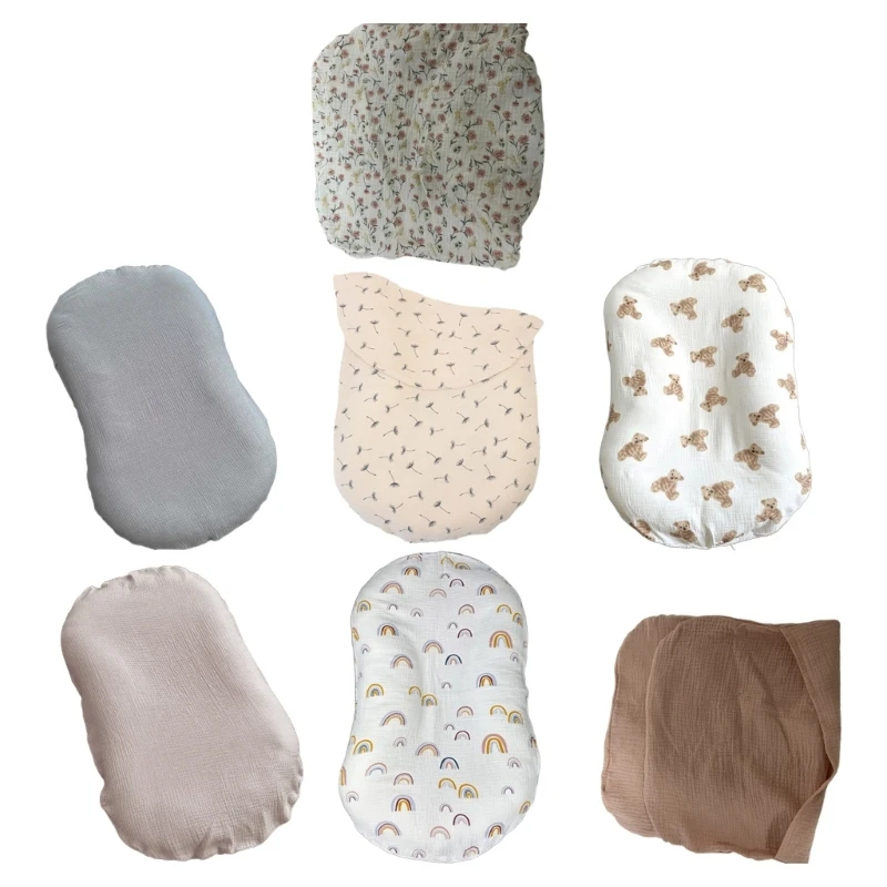 Bassinet Sheet Safe & Gentle Crib Sheet Comfortable Newborns Strollers Soft & Breathable Crib for Baby