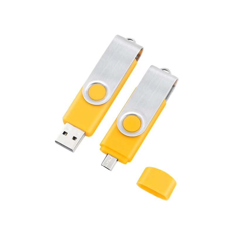 Logo gratuito USB 2.0 Micro USB Stick LOGO personalizzato doppio uso OTG Flash Drive Pen Drive 4gb 8gb 16gb 32gb 64gb Pendrive per telefono TV