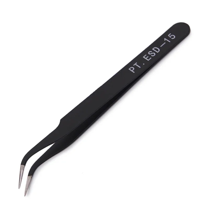 Nail Art Tweezers Antistatic Manicure Tool Acrylic Gel Nail Art Picking
