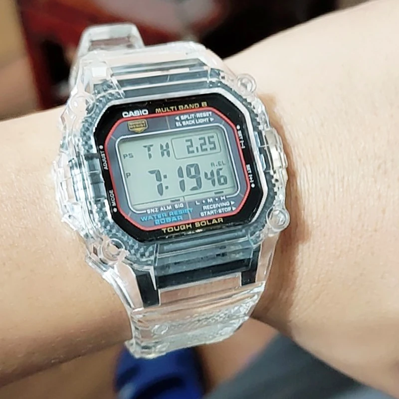 Transparente Harz Sport Armband Lünette für Casio G-SHOCK DW-5600 
