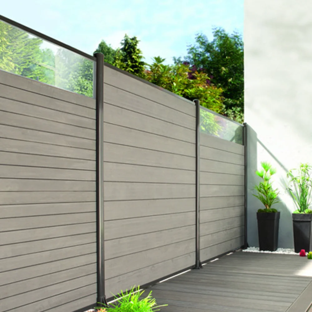 Low Maintenance WPC Fencing Easy Install Waterproof Anti-UV Swimming Pool Garden Wood Plastic Composite Trellis