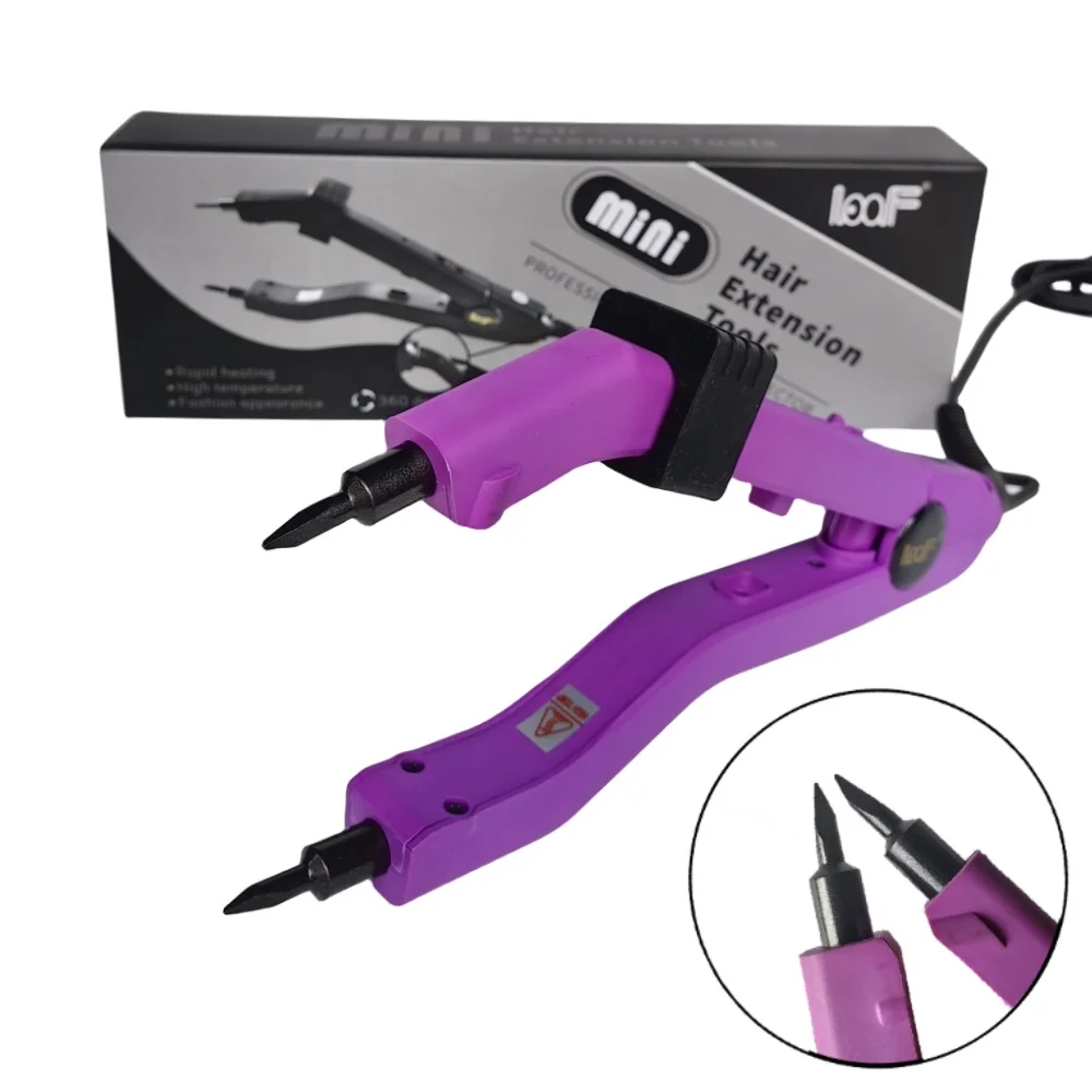 Hair Extension Tool 609B adjustable Temperature 220℃ Smart Mini Heating Sharp Tip keratin Hair Extension tool Keratin Bonding Fusion