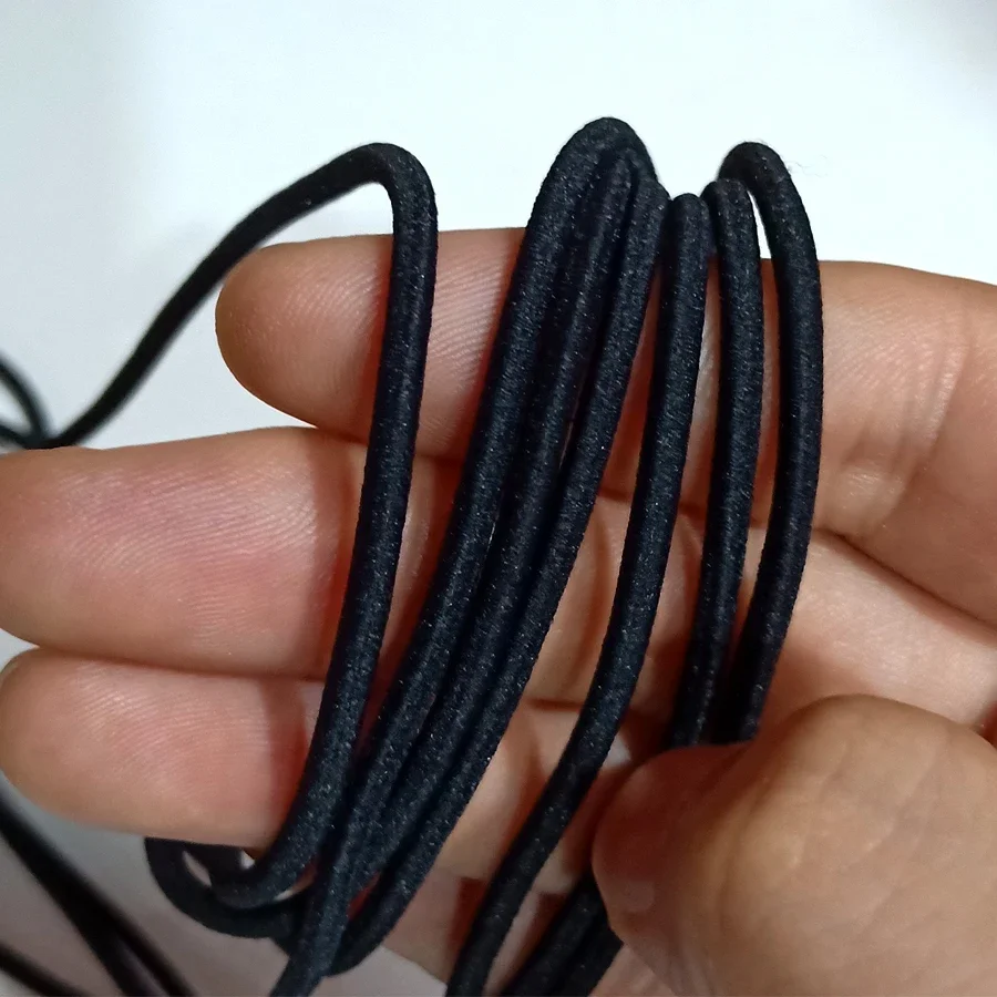 2.5mm 4mm 5mm 8mm 10mm Strong Stretch Elastic Bungee Cord Colorful Round Elastic Shock Rope Rubber Cord