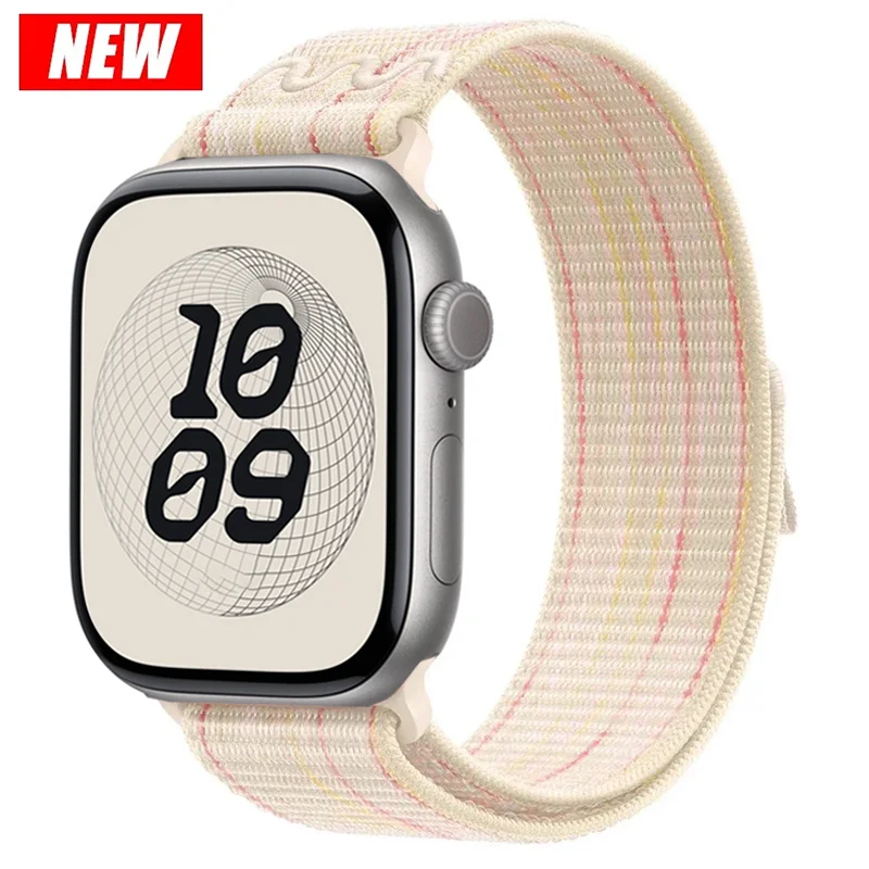 Nylon Sport Strap for Smartwatch - Adjustable Loop Bracelet in Multiple Sizes