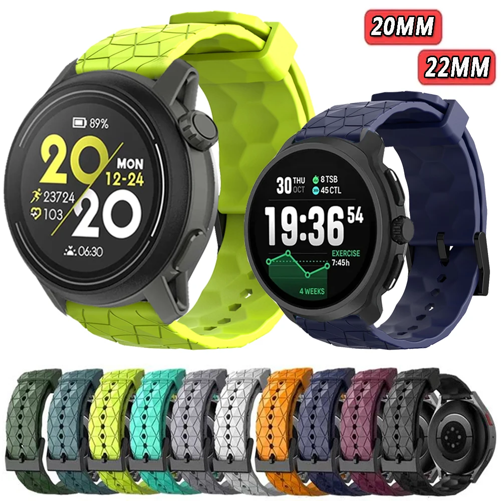 Premium Silicone Watch Band, 20/22mm, Universal Fit – Vibrant and Durable Bracelet Strap