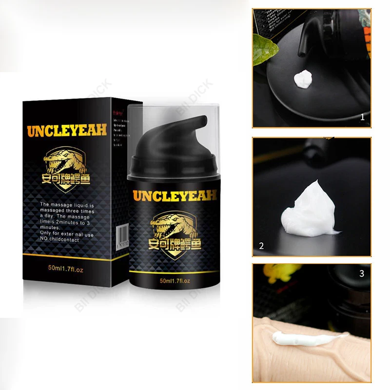 Penis Enlargement Cream Sexual Lubricant Ejaculation Delay Product for Men Penis Massage Oil 50ML