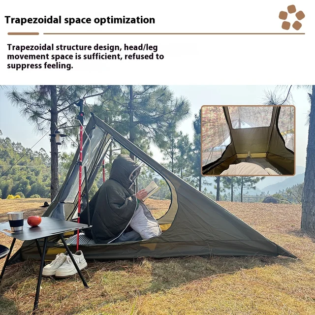 Lightweight Breathable Mosquito-Proof Camping Tent 4