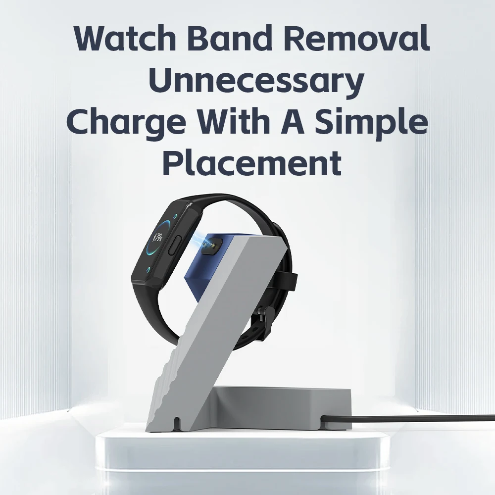 SIKAI Silicone Plastic Watch Holder Charger Stand Charging Dock for Huawei Band Series 9 8 7 6 Chargers Cradle for Honor Band 9