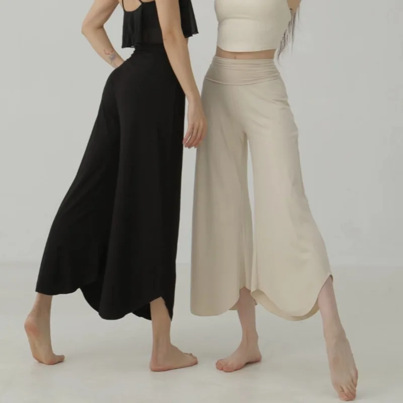 New Comfort High Waist Wide Leg Pants for Women Elegant Casual Office Solid Loose Long Pant Spring Autumn Womens Clothing