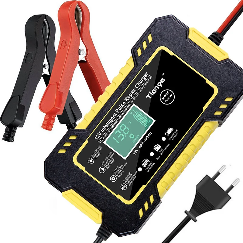 12V 6A Smart Automatic Car Battery Charger Car Battery Accessories