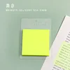 50 Sheets Color Transparent Waterproof sticky not 50*50mm Sticky Note Pads Notepads Posits for School Stationery Office Supplies 5