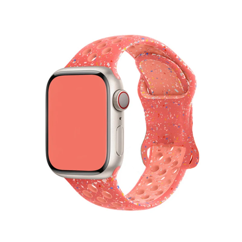 Colorful Particle Sport Rubber Strap