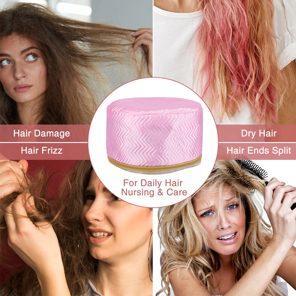 Electric Hair Nourishing Thermal Treatment Deep Conditioning SPA Nourishing Hair Salon Care Styling Tool 3 Files EU