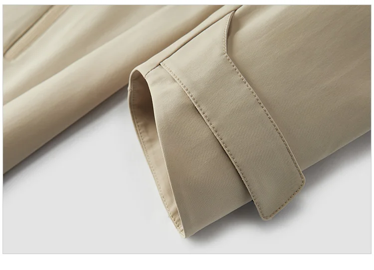 Jacket Women Mid-Length Jacket Sleeves Loose-Fit Waterproof Oil-Resistant Stain-Resistant New Autumn Hooded Jacket