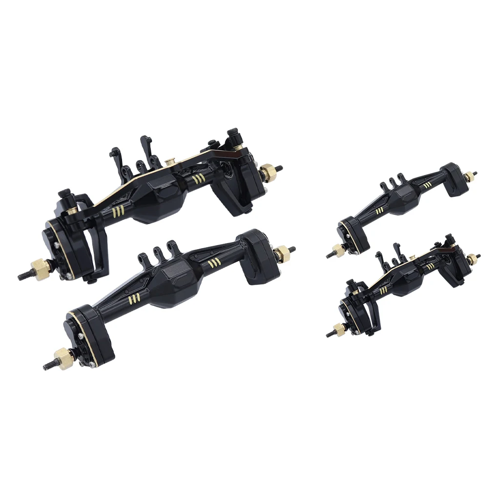 

RCGOFOLLOW Brass Wheelbase Steering Link Block Knuckle Diff Cover Caster Blocks for 1/18 RC Crawler Traxxas TRX4M Upgrade Parts