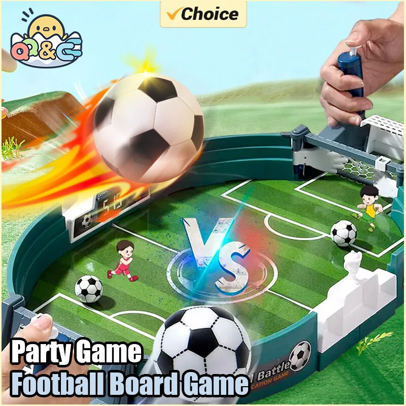 

Soccer Table Children Two-Player Football Board Game Parent-Child Interactive Portable Sport Party Educational Toy for Kid Gift