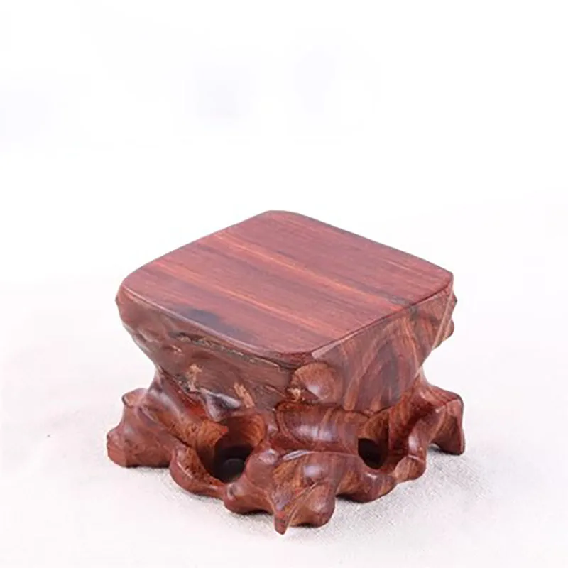 Root Carving Base, Solid Wood, strange Stone, Purple Clay Pot, Vase, Flower Pot, Handicraft, Wooden Bracket