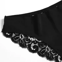 TrowBridge 3 pièces ensemble de culottes pour femmes sous-vêtements en dentelle douce Lingerie en Satin de soie douce slip femme romantique français culotte Sexy femme 5