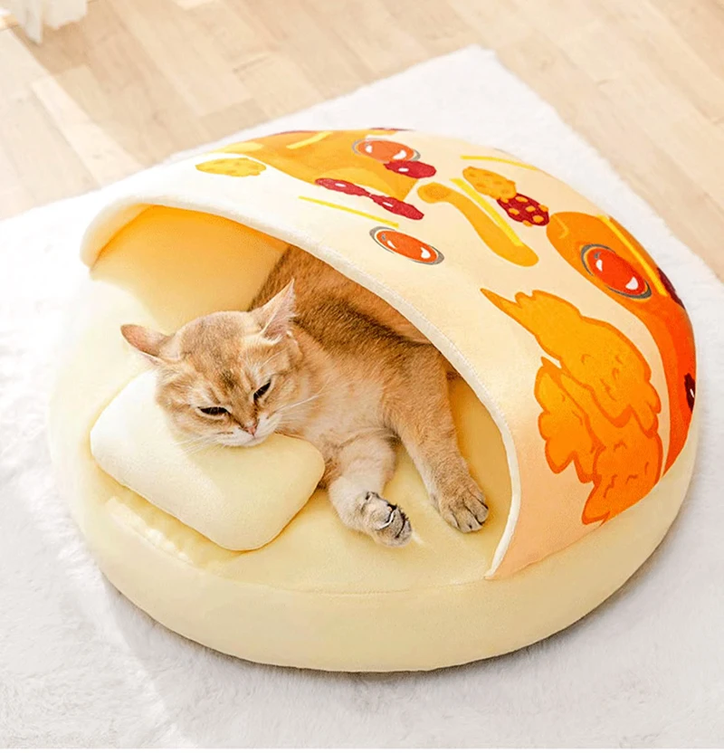 Title 8, Winter Funny Noodles Ramen Cat House Kitten Nes...