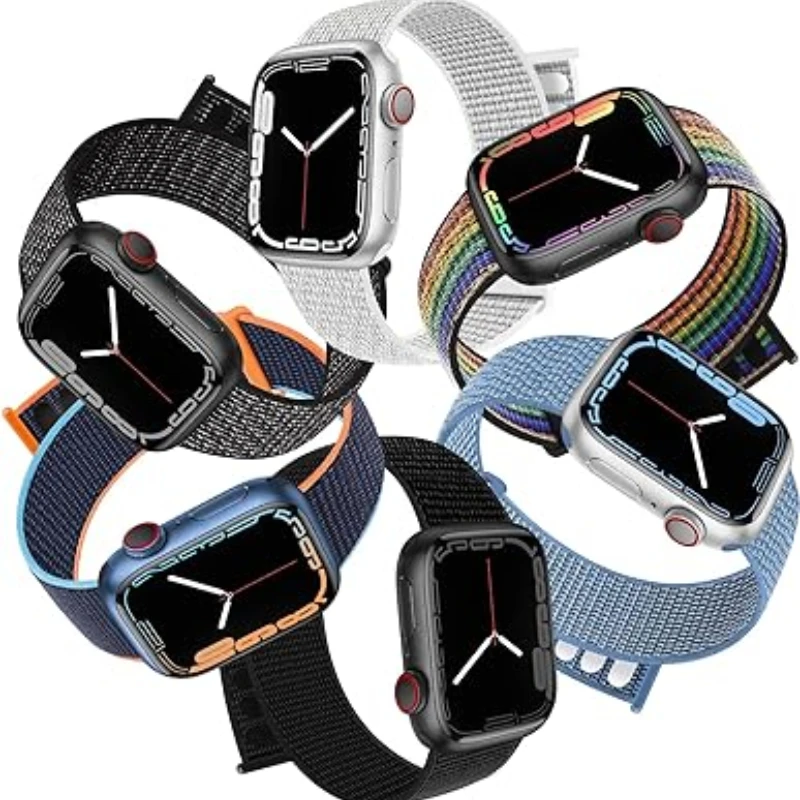 Durable Nylon Braided Loop Watch Strap Bracelet