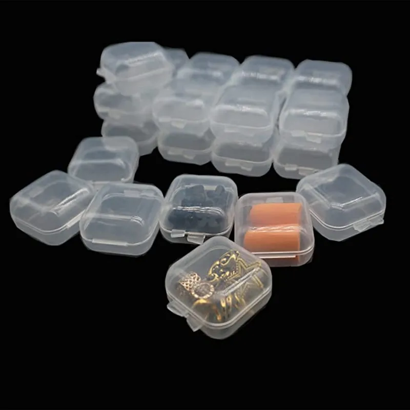 DoreenBeads. Plastic Sewing Needle Storage Box Transparent Clear