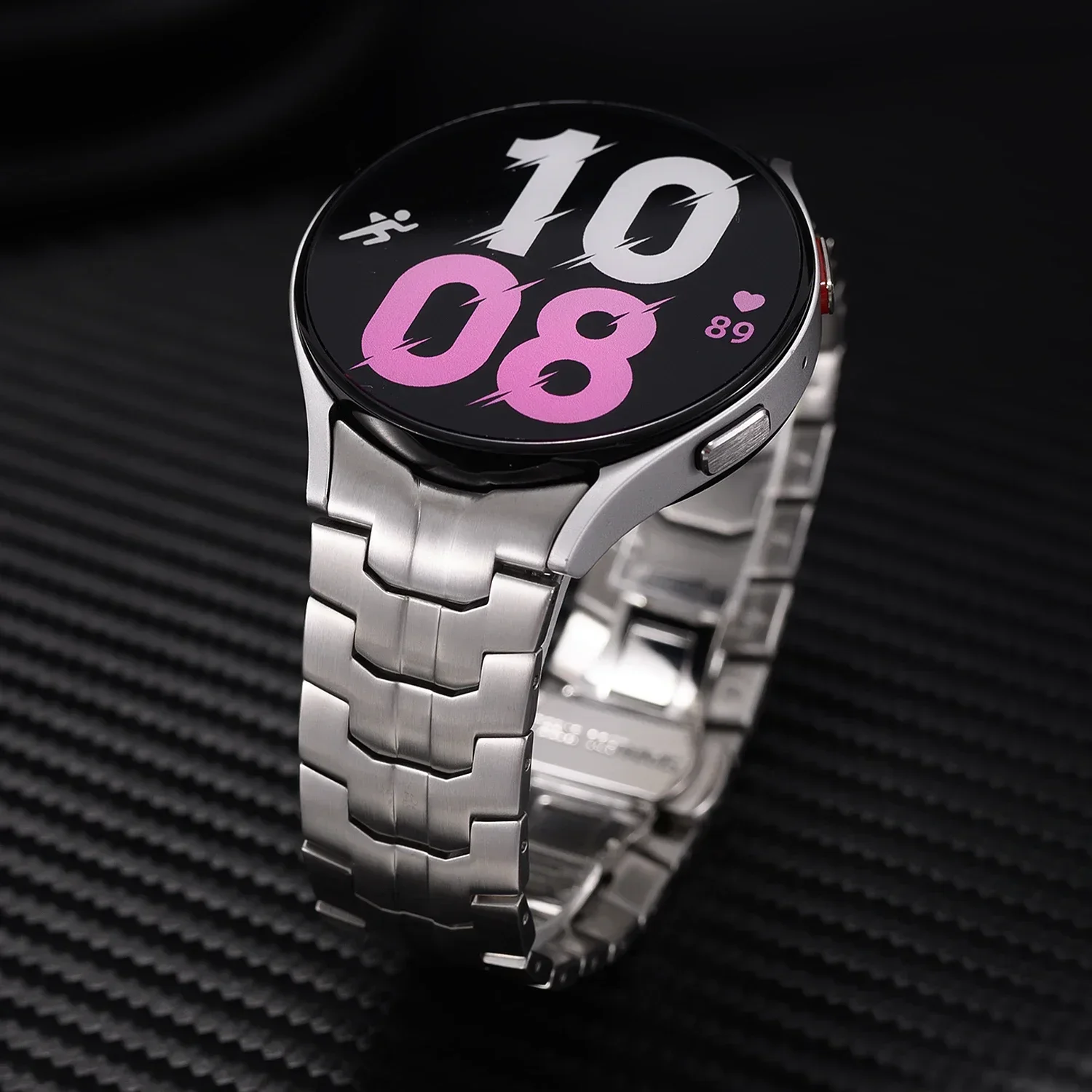 Premium Stainless Steel Metal Strap for Galaxy Watch - No Gaps Design