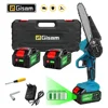 Gisam Battery Electric Chainsaw 6Inch Rechargeable Woodworking Saw Handheld Pruning Logging Saw Garden Power Tool for Makita 18V 1