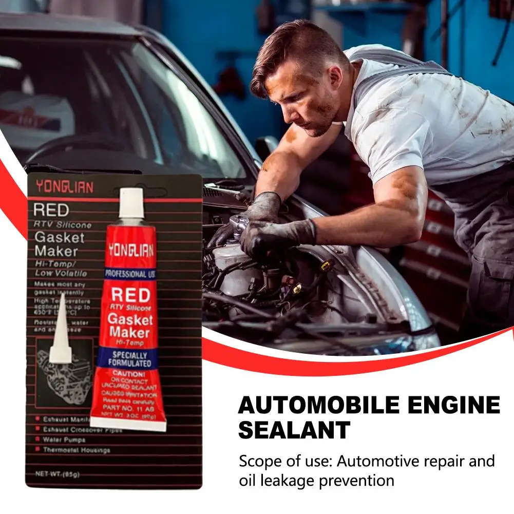 Red Silicone Sealant Waterproof Engine Gasket Maker