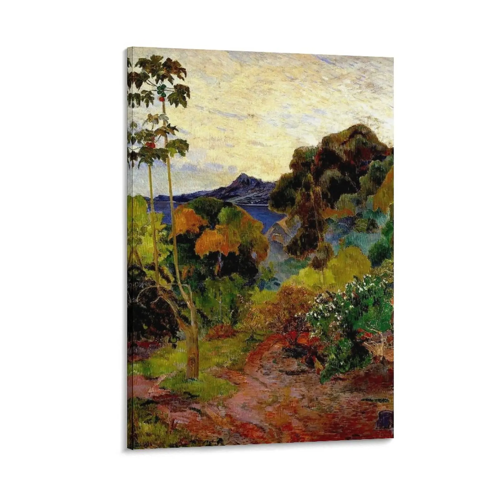 

MARTINIQUE LANDSCAPE : Vintage 1887 Paul Gauguin Print Canvas Painting anime interior paintings