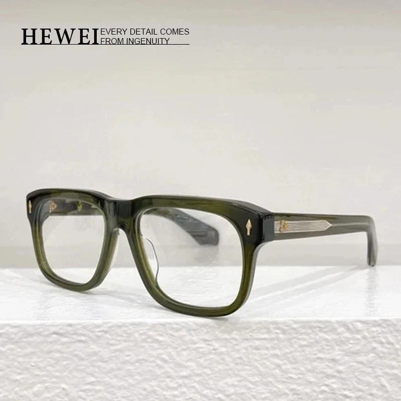 

JMM YVES Reading Luxury Brand Myopia Men Women Glasses Frame Acetate Fashion Presbyopia Eyewear High Quality Square Eyeglasses