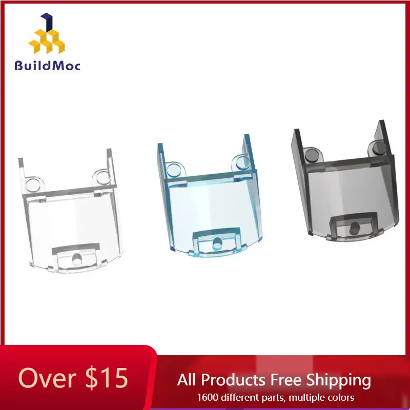 

10PCS MOC Bricks 18972 5x4x1.3 glass ldd18972 For Building Blocks Parts DIY Construction Educational Classic Brand for children