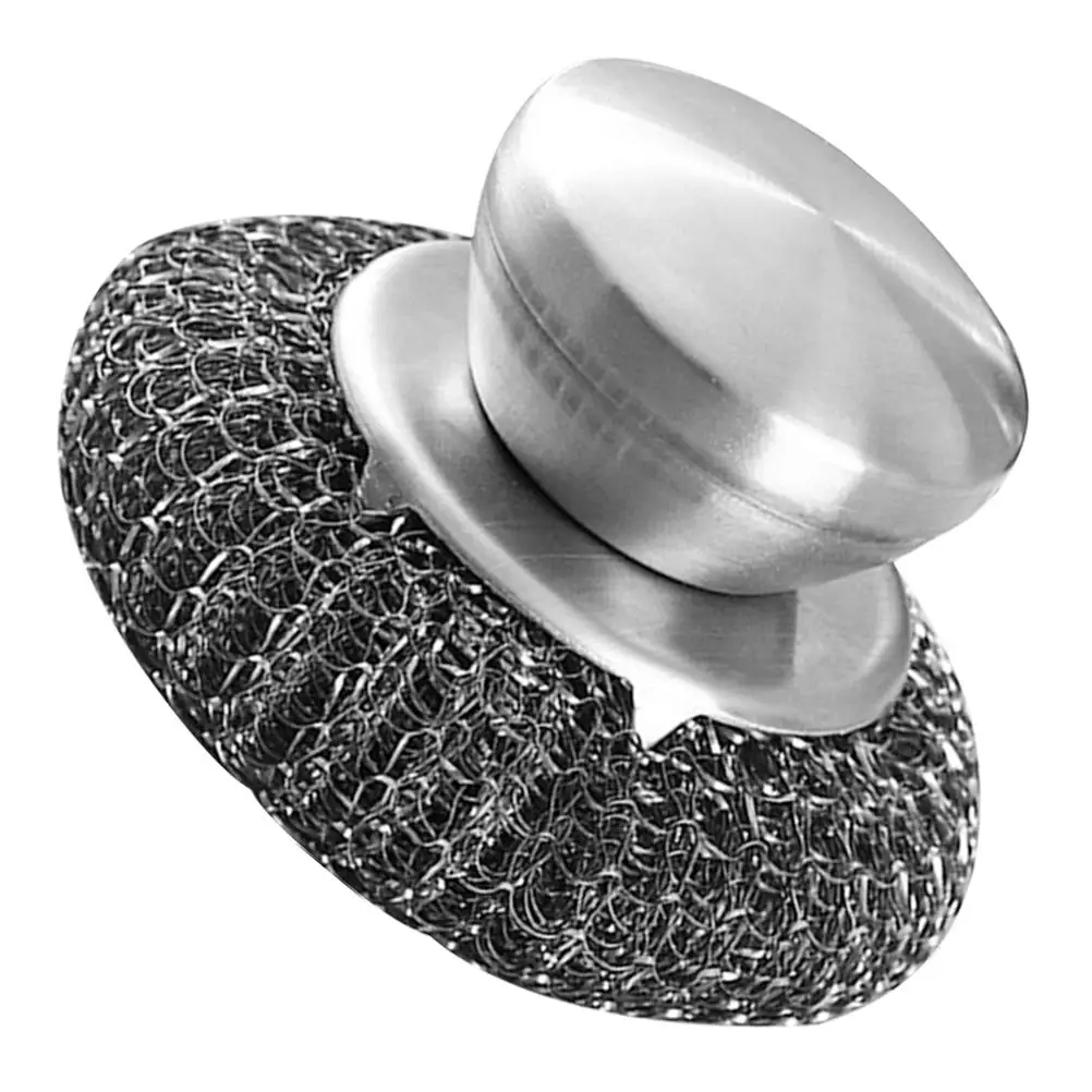 Grill Brush Scrubber for Barbecue Grills Steel Wool Scouring Pads Stoves Pot Stainless Scrubbing Scrubbers Heavy Duty