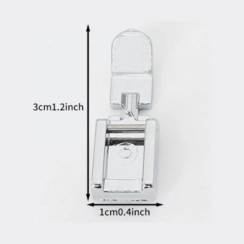 Left Right Narrow Foot Compatible With Low Shank Snap On Sewing Accessories Zipper Sewing Machine Presser Foot